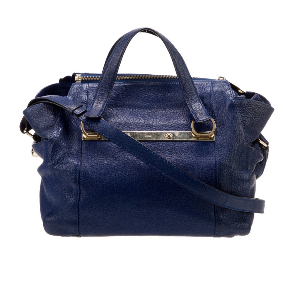 Chlo Solid Leather Shoulder Bag - image 1